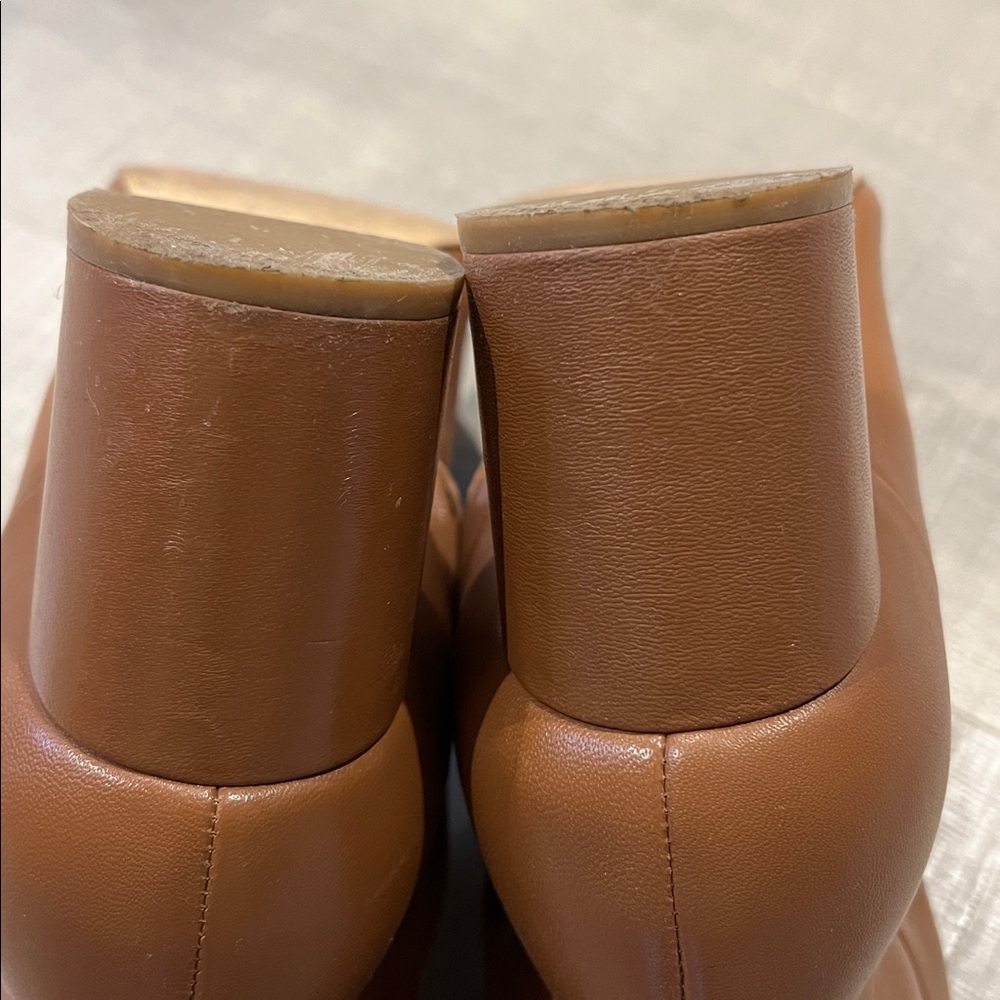 Marc Fisher Brown Leather Pointed Toe Ankle Boots - Picture 7 of 7